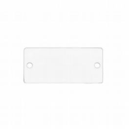 Kramer W-BLANK (W) Wall Plate Insert - Blank Slot Cover Plate - White